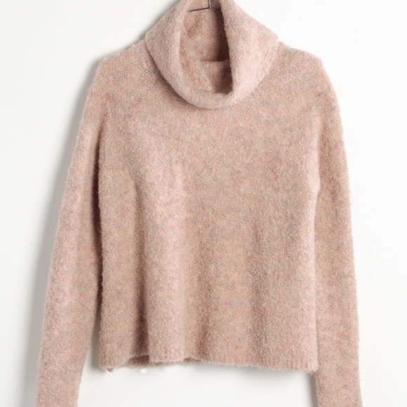 Madewell Roundtrip Fuzzy Soft Turtleneck Sweater S - Picture 3 of 8